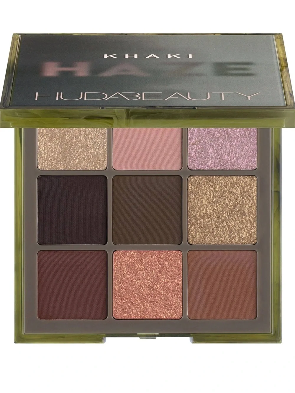 HUDA BEAUTY Khaki Eyeshadow Palette - Pink, Brown, Gold & Copper Shades